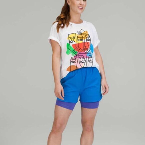 Lululemon All Yours Cotton T-Shirt Pride size 6 - Picture 4 of 9